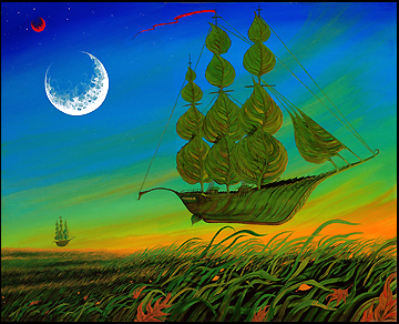 leaf boat